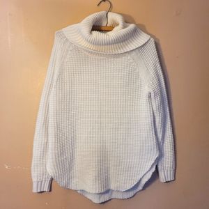 A New Day Knitted White Turtle Neck Sweater Size XS